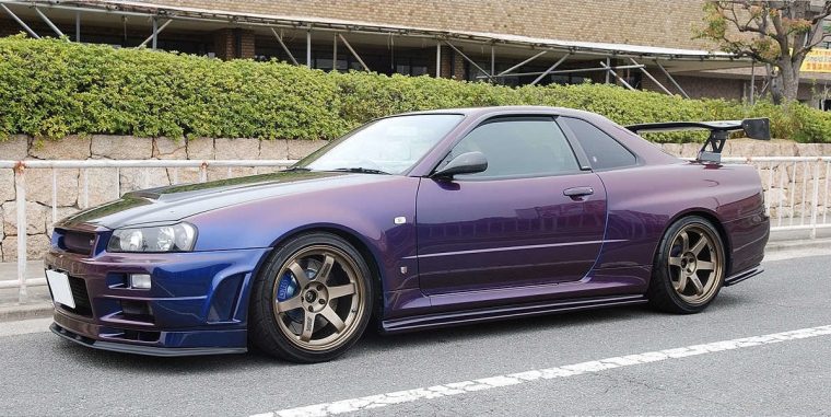 r34 gtr midnight purple