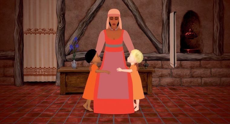 personnages azur et asmar