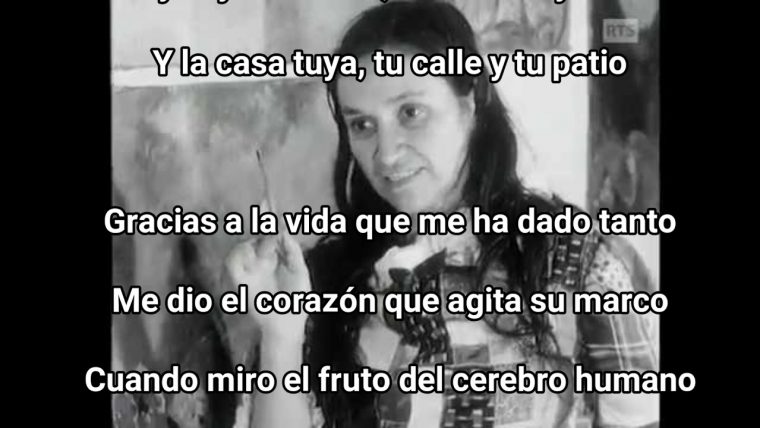 gracias a la vida paroles