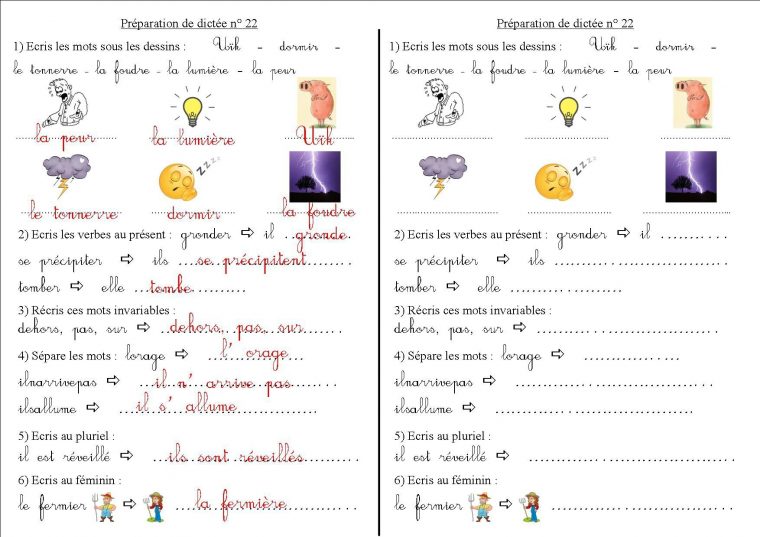 dictée ce1 en ligne
