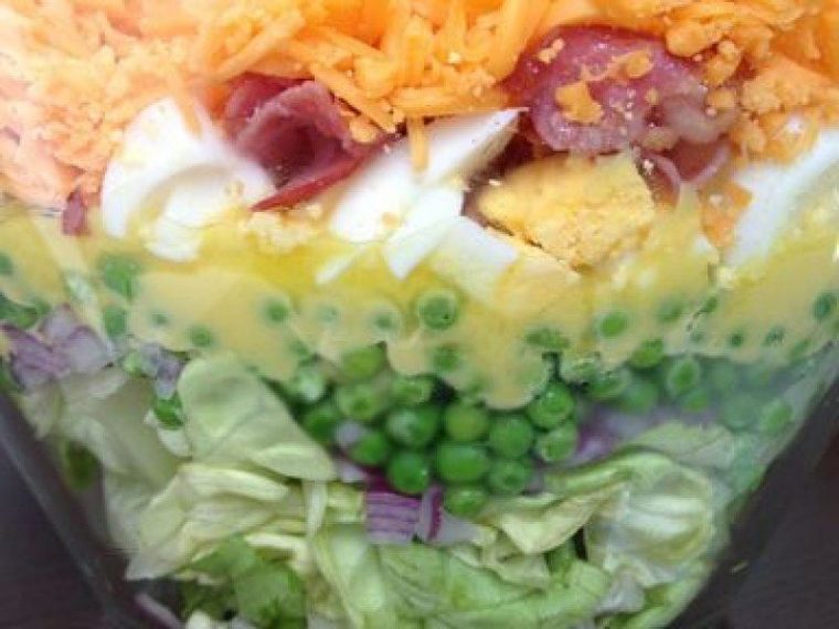 salade 8 étages en verrine