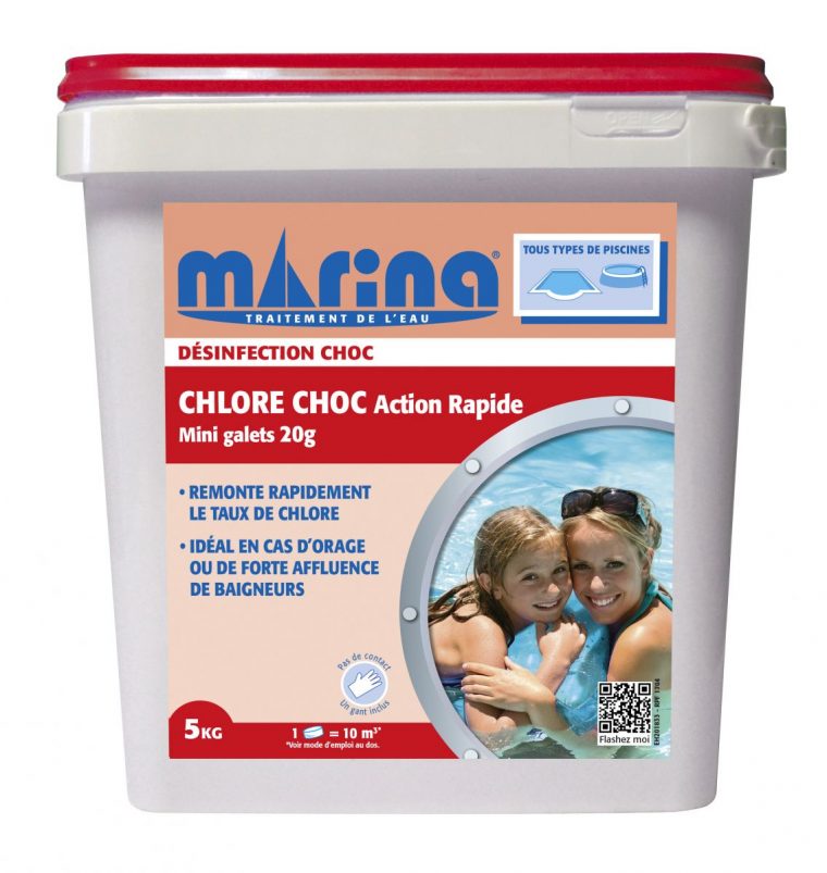 eau de piscine trouble apres chlore choc