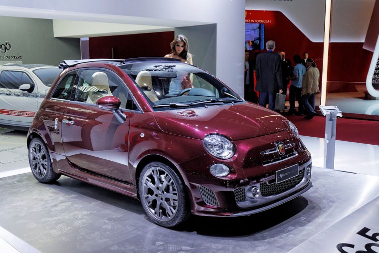 fiat 500 bleu nuit