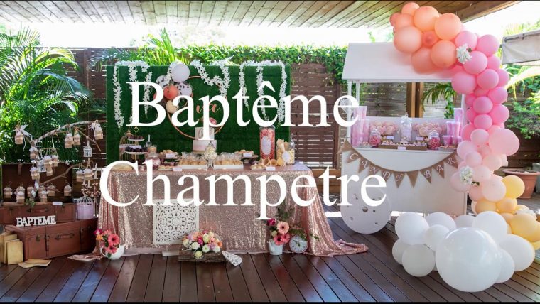 déco baptême garçon champêtre