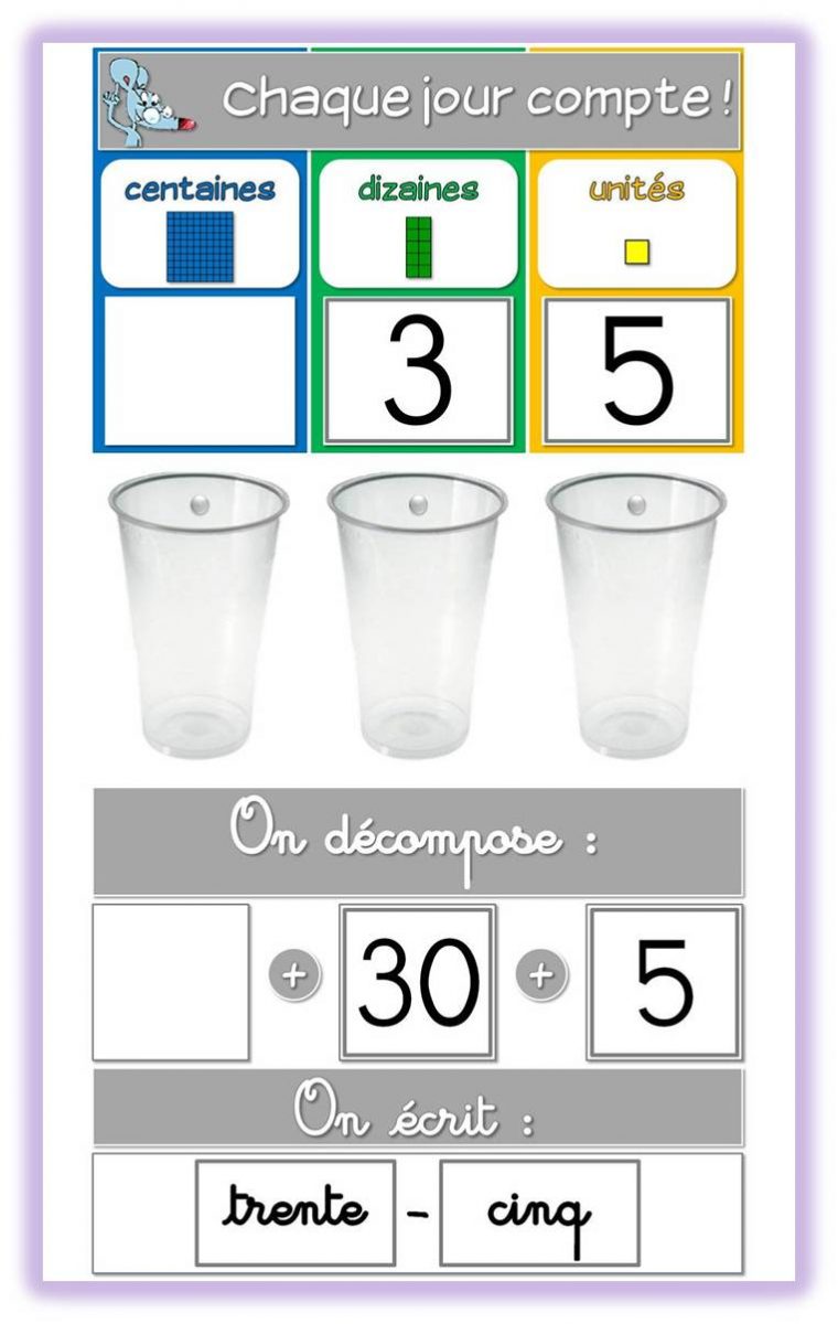 affiche chaque jour compte