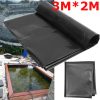 3X2M Black Fish Pond Liner Cloth Home Garden Pool Rerced Hdpe Heavy  Landscaping Pool Pond Waterproof Liner Cloth New tout Piscine Geomembrane