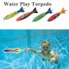 4 Pcs/pack Torpedo Rocket Throwing Toy Swimming Pool Diving ... encequiconcerne Piscine A Balle Toysrus