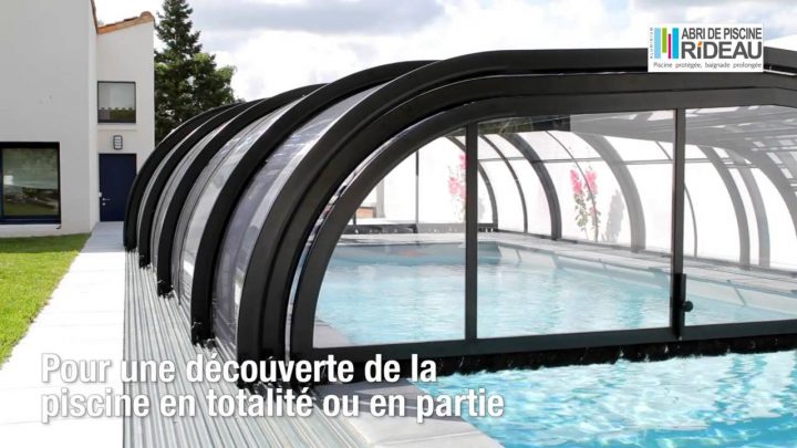 Abri De Piscine Rideau - Elliptik Mi-Haut encequiconcerne Abri Piscine Rideau
