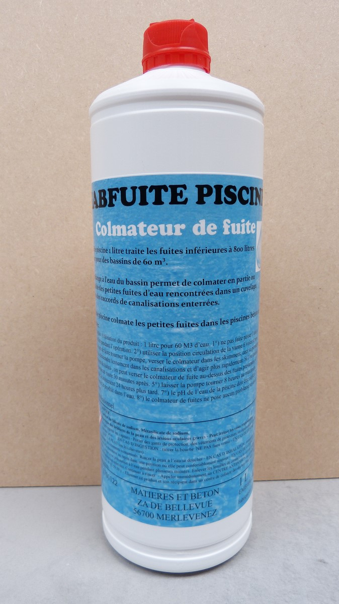 Anti-Fuite Piscine Béton Et Polyester dedans Colmateur De Fuite Piscine