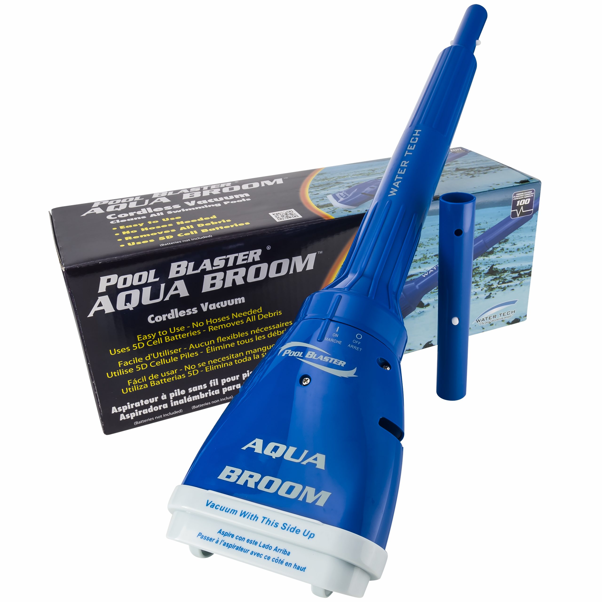 Aspirateur Aqua Broom À Pile Pour Piscine Hors Sol encequiconcerne Aspirateur Piscine Batterie