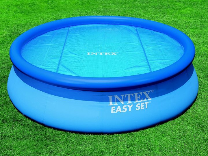 Bâche À Bulle Piscine Intex Ronde Autoportée Et Tubulaire ... encequiconcerne Bache A Bulle Piscine Intex
