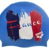 Bonnet De Bain Arena Print France Bleu Blanc Rouge destiné Bonnet De Bain Piscine
