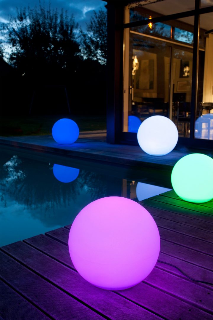 Boule Lumineuse Multicolore | Éclairage Extérieur, Boule ... intérieur Boule Lumineuse Piscine