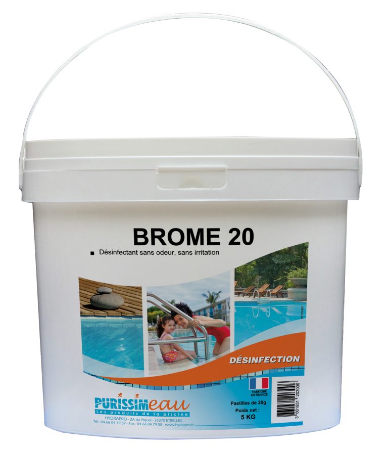 Brome Pastilles 20 Grammes - Piscines Mcp : Piscines Mcp serapportantà