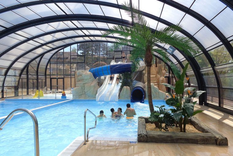 Camping Dordogne Avec Piscine Et Toboggan, Piscine Couverte ... destiné Camping Sarlat Avec Piscine