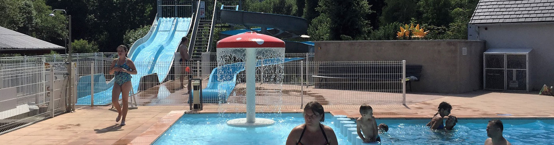 Campsite With Pool And Waterslides In Auvergne - Camping La ... tout Camping Auvergne Piscine