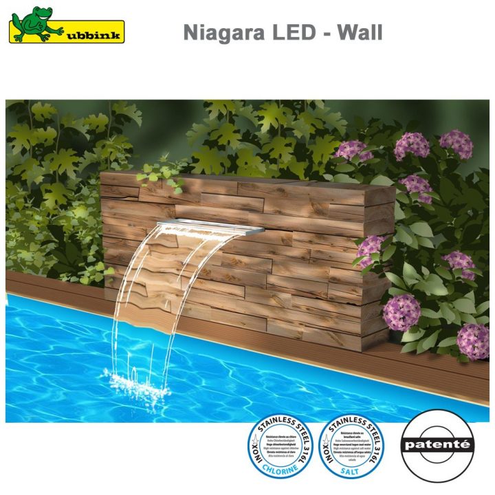 Cascade Pour Piscine Niagara 60 Led - Acrylic tout Cascade Pour Piscine