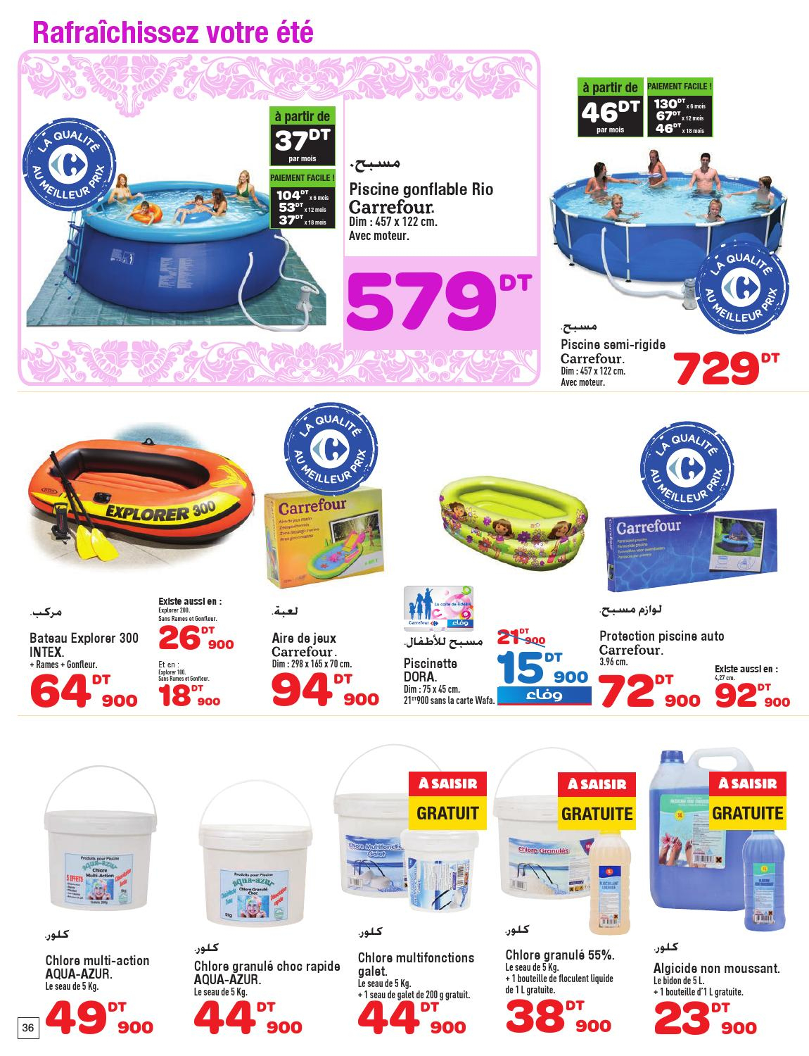 Catalogue Carrefour By Carrefour Tunisie - Issuu intérieur Piscine Gonflable Carrefour