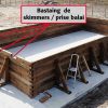Comment Installer Une Piscine Bois Rectangulaire Hors-Sol 5 X 10 M -  Piveteaubois Durapin à Piscine Enterrable