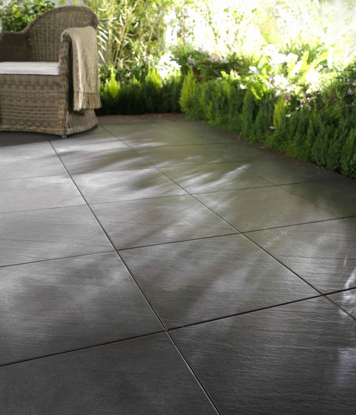 Dalle À Clipser - Castorama. | Revetement Terrasse, Sol ... dedans Dalle Piscine Castorama