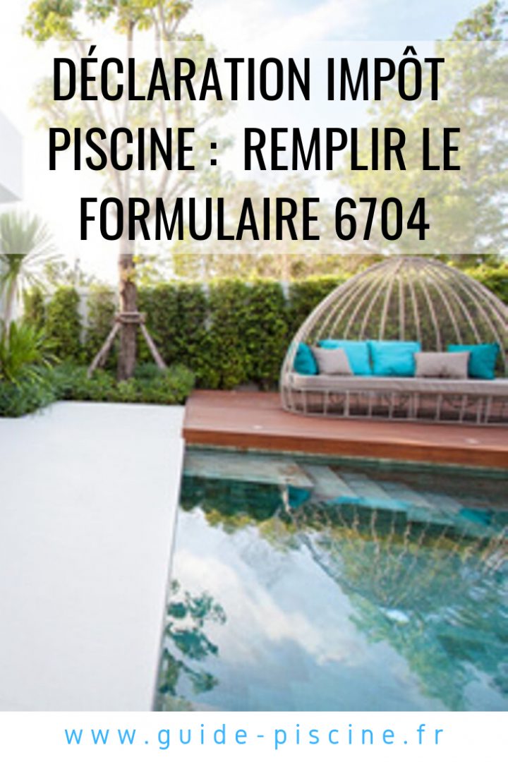 Déclaration Impôt Piscine : Comment Remplir Le Formulaire ... serapportantà Calcul Impot Piscine