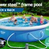 Details About Bestway Swimming Pool Pools Above Ground Fast Set Splish  Splash Inflatable pour Filtre Piscine Bestway Type 2