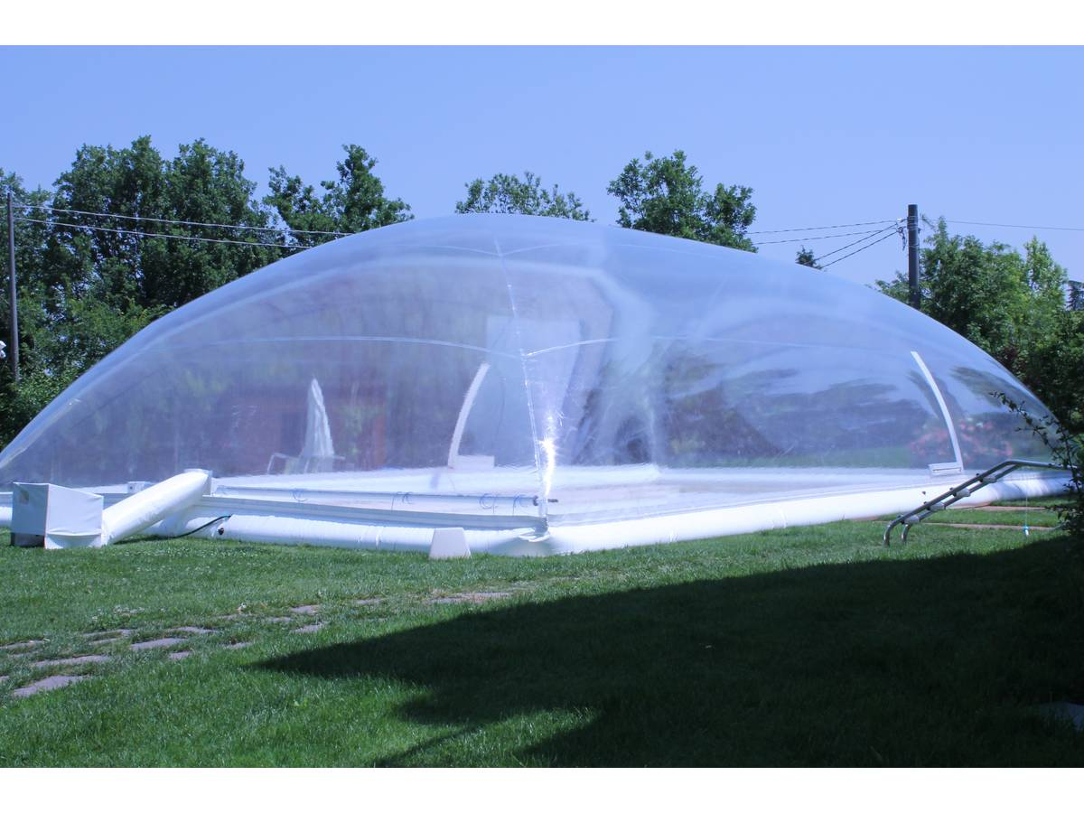 Dôme Gonflable Pour Piscine &quot;cristalball Solar&quot; - 5 X 10 M 97702 destiné Dome Piscine Hors Sol
