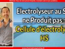 Electrolyseur Au Sel Ne Produit Pas : La Cellule D ... tout Probleme Electrolyseur Piscine