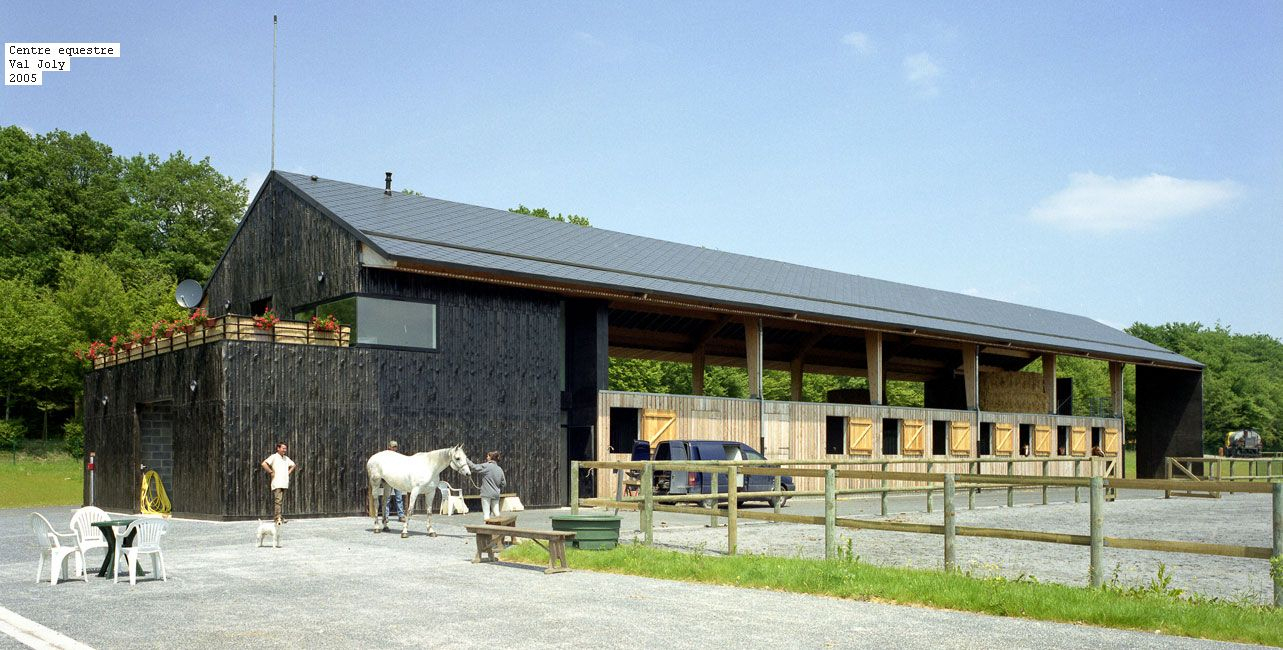Equestrian Centre At Val Joly, France By Saison-Menu ... avec Piscine Val Joly