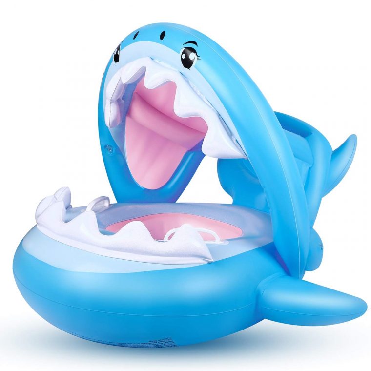 Flyboo Bébé Siège De Piscine Requin Bague De Natation ... tout Piscine Avec Siege