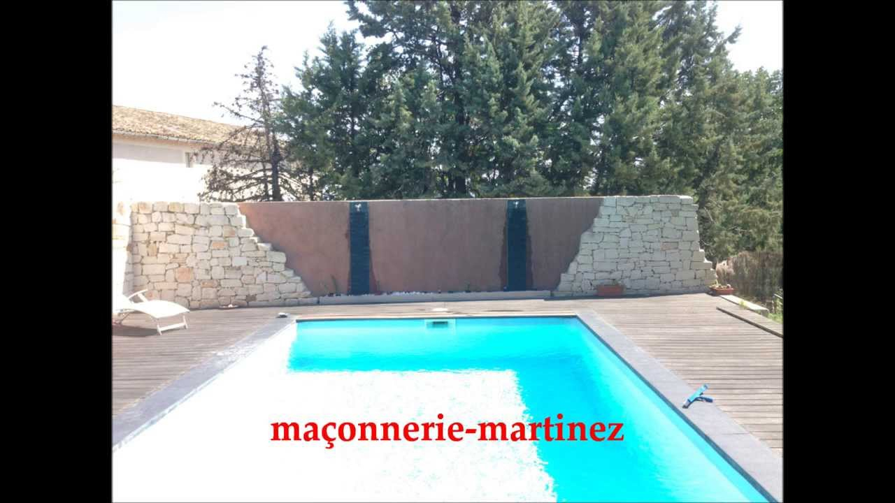 Fontaine, Mur Piscine, Décor Maçonnerie-Martinez destiné Fontaine Pour Piscine
