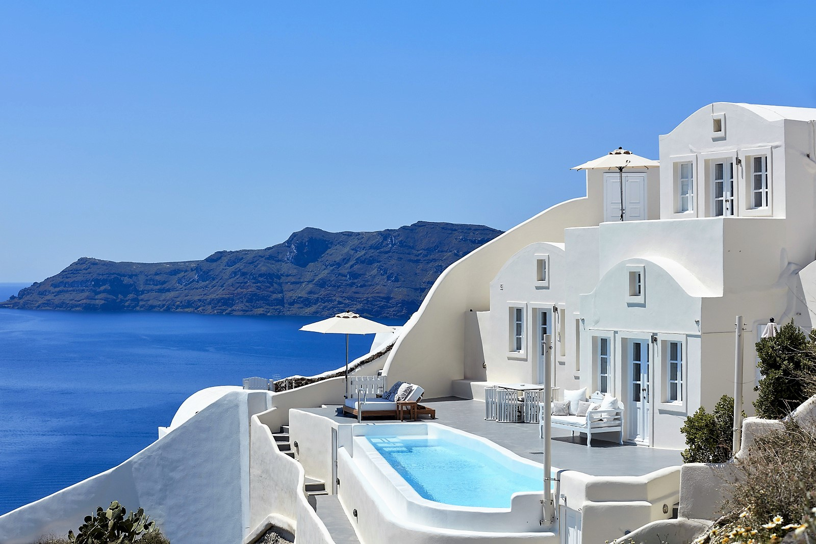Greece Santorini Luxury Seaview Villa Vacation Rentals With Private Pool avec Location Maison Portugal Piscine