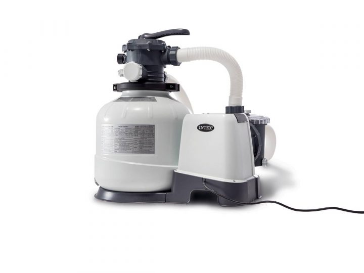 Groupe De Filtration À Sable 8 M³/h - Intex - tout Pompe Filtration Piscine Hors Sol Intex