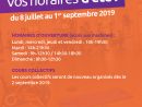 Horaires-Ete-2019-Piscine-Espace-Remise-Forme - Agglo ... destiné Piscine Aulnoye Aymeries