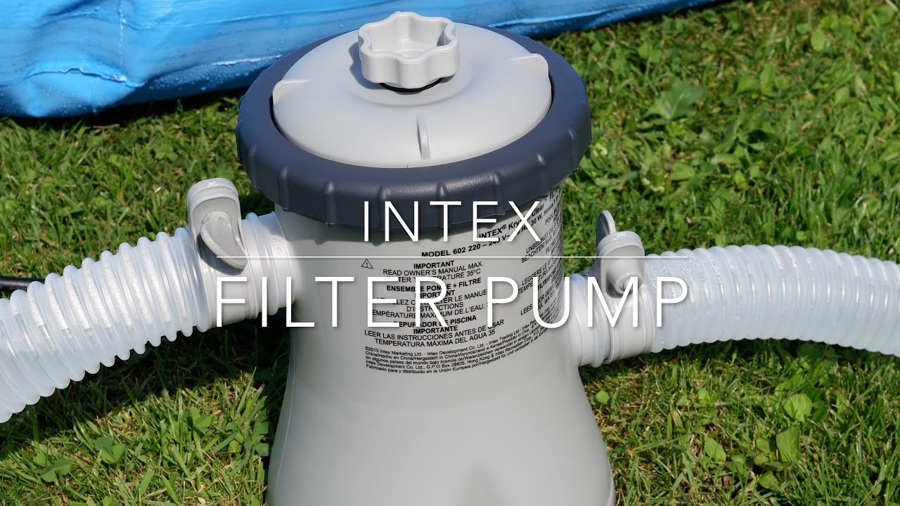 How To Install The Intex Filter Pump tout Filtre Pompe Piscine Intex