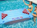 Inflatable Beer Pong Float Table Swimming Pool Raft Lounge ... à Beer Pong Piscine