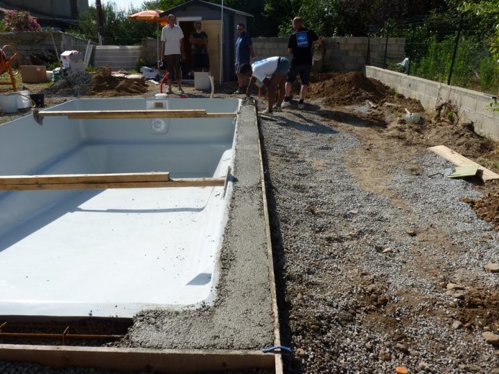 Installation Piscine Coque Polyester - Alliance Piscines concernant Piscine Coque Ou Beton