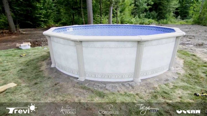 Installation Piscine Ht Miramar Ronde encequiconcerne Piscine Tole