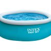Intex 28101Eh Easy Set Inflatable Swimming Pool, 6' X 20 ... dedans Piscine Autoportante Intex