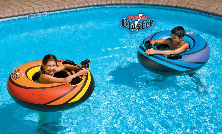 Jeux Gonflables Piscine Power Blaster, Accessoires Et Jeux ... tout Jeux De Piscine Gratuit