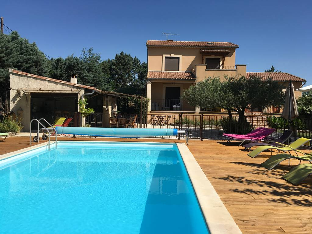 Languedoc Villa Holiday Rentals Ales (12 Km) Private Pool (4) dedans Piscine Ales