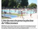 Le Parisien En Parle « L'été Du Succès Pour La Piscine De ... concernant Piscine Villecresnes