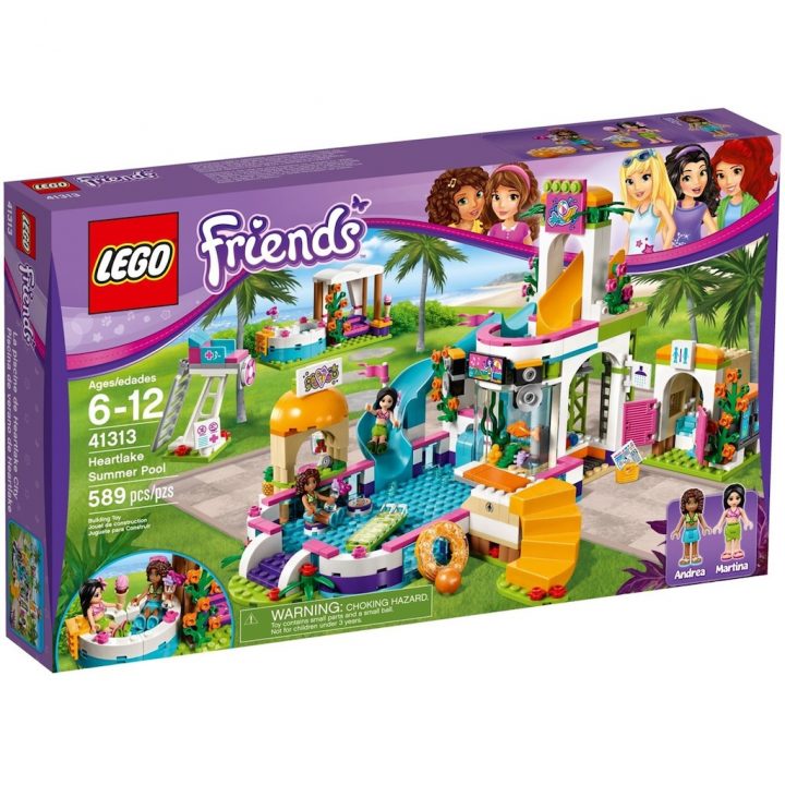 Lego 41313 Friends Heartlake Summer Pool - N11 concernant Lego Friends Piscine