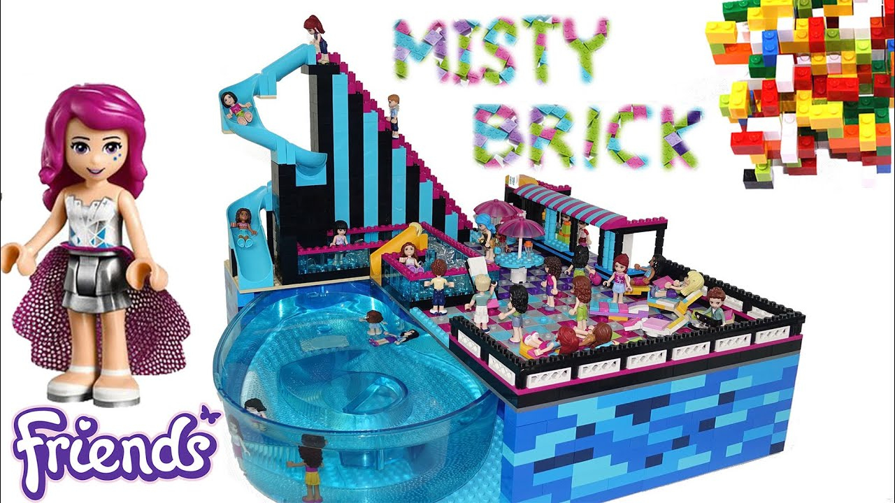 Lego Friends Pop Star Swimming Pool By Misty Brick. avec Lego Friends Piscine