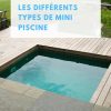 Les Différents Types De Mini-Piscine | Mini Piscine, Piscine ... à Mini Piscine Hors Sol