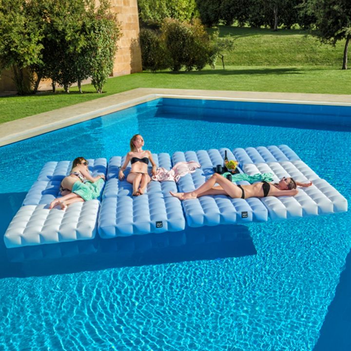 Matelas Gonflable Pour Piscine Felice Design Pigro Zendart ... avec Matelas Pour Piscine
