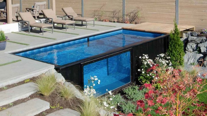 Modpools, Les Containers Recyclés En Piscine | Piscine ... destiné Piscine Conteneur