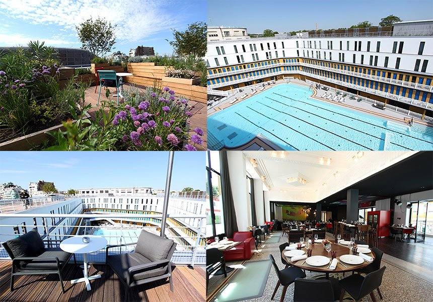 Molitor: Pool, Hotel, Restaurant, Rooftop And Spa ... intérieur Restaurant Piscine Molitor