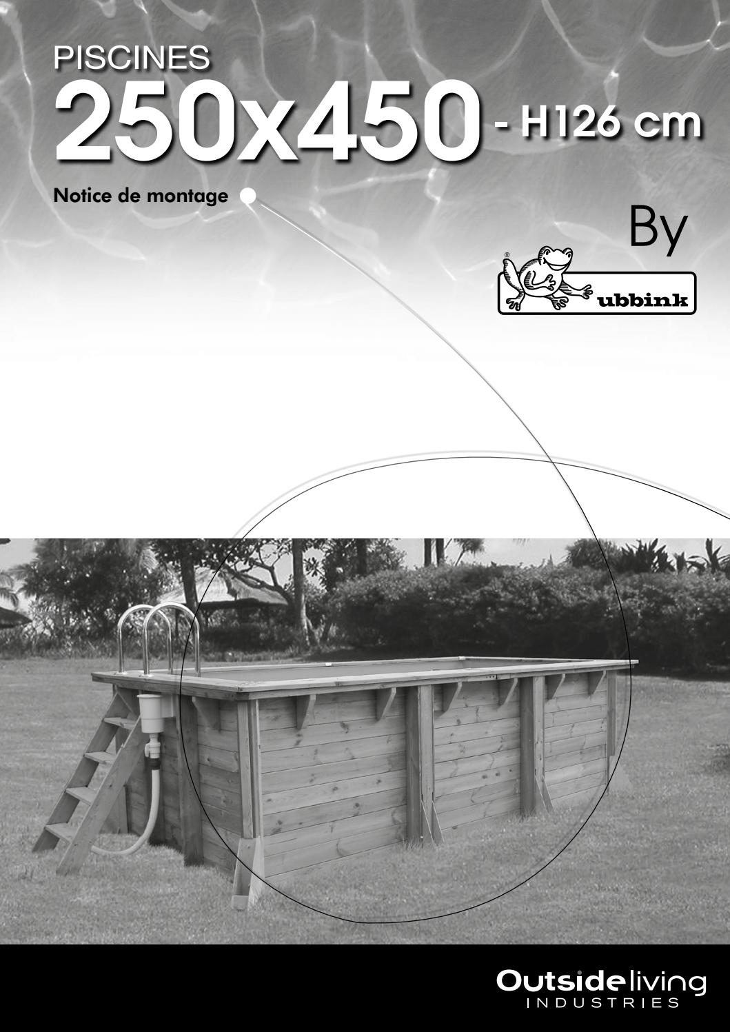 Notice 250X450 - H126-2020-Fr.pdf By ____ - Issuu concernant Filtre A Sable Piscine Mode D Emploi