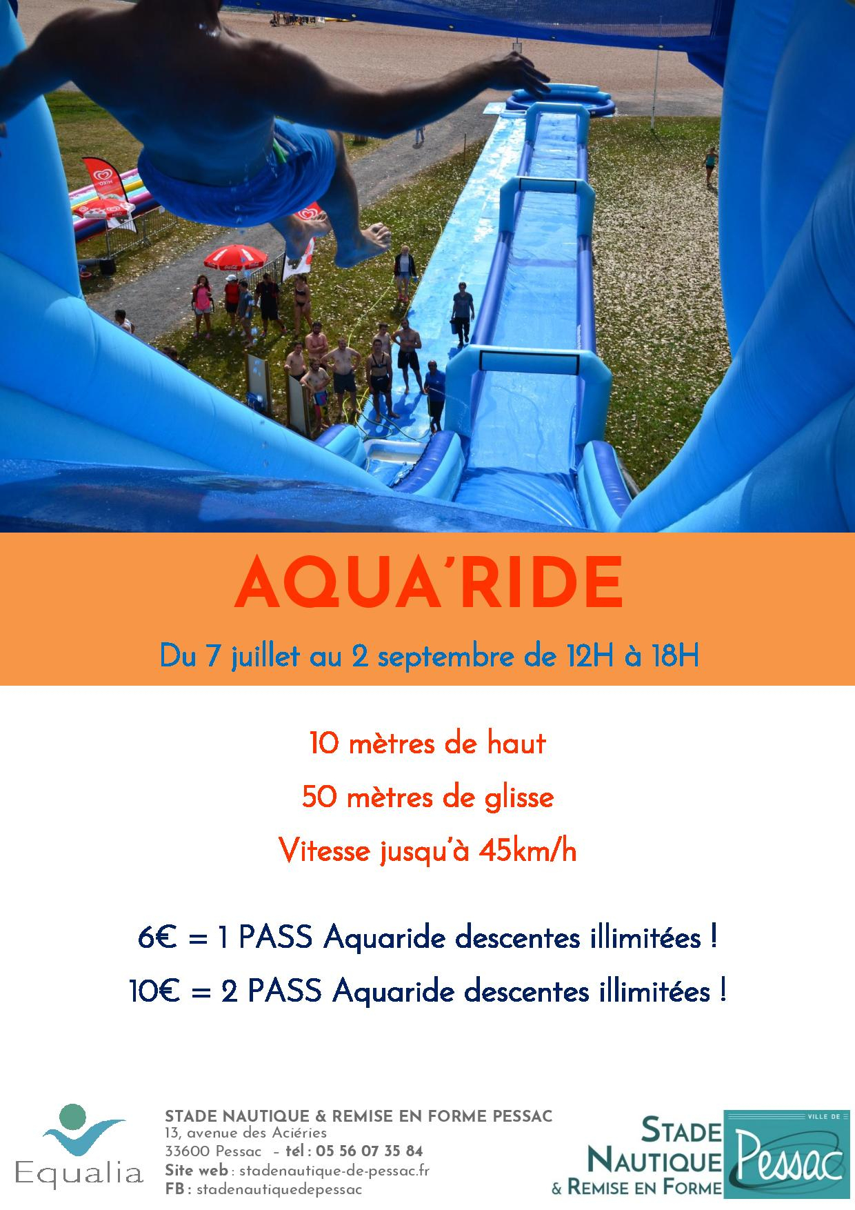 Nouveau! Aqua'ride - Stade Nautique De Pessac avec Piscine De Pessac